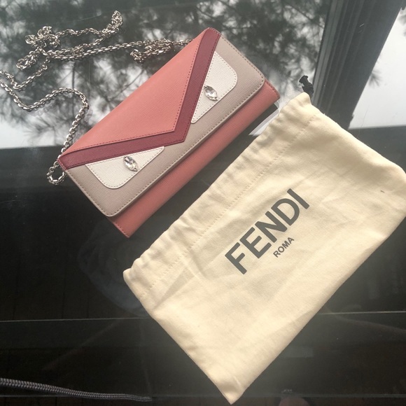 Fendi Handbags - Fendi Monster Bug Eyes Wallet on Chain